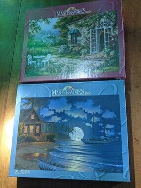 Al Hogue 1000 piece puzzles (2 Boxes Included)